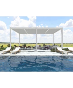 PERGOLA BIOCLIMATICA ELICA GARDEN BIANCO 5,8X3X2,5 MT