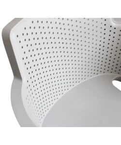 SEDIA DA ESTERNO IMPILABILE ELICA GARDEN "CATHY" IN POLIPROPILENE GRIGIO 60X58X76,5 CM