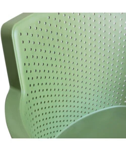 SEDIA DA ESTERNO IMPILABILE ELICA GARDEN "CATHY" IN POLIPROPILENE VERDE SCURO 60X58X76,5 CM