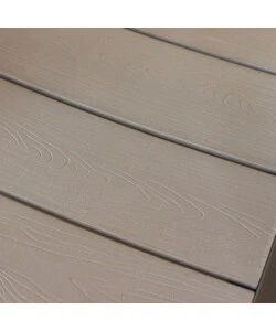 SEDIA DA ESTERNO IMPILABILE ELICA GARDEN "CERVIA" IN ALLUMINIO E POLYWOOD TAUPE E GRIGIO 58X46,5X87 CM