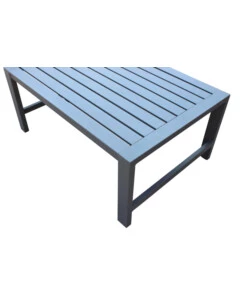 SET DA GIARDINO ELICA GARDEN "AVANA" IN ALLUMINIO ANTRACITE CON 2 POLTRONE, UN DIVANO E UN TAVOLINO