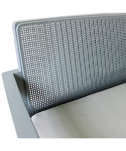 SET DA GIARDINO ELICA GARDEN "DELAWARE" IN POLIPROPILENE GRIGIO CON 2 POLTRONE, UN DIVANO E UN TAVOLINO