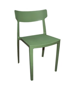 SEDIA DA ESTERNO ELICA GARDEN "DEBBY" IN POLIPROPILENE VERDE 46,5X49X80,5 CM