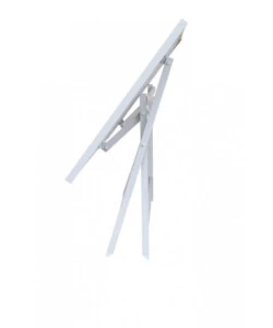 TAVOLO DA GIARDINO PIEGHEVOLE ELICA GARDEN "ALABAMA" IN ALLUMINIO BIANCO 77X130X73 CM