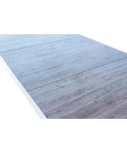 TAVOLO DA GIARDINO ELICA GARDEN "CARSON" IN ALLUMINIO BIANCO 194,5X90X74 CM