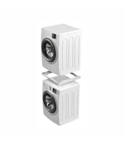 KIT DI SOVRAPPOSIZIONE UNIVERSALE PER LAVATRICE E ASCIUGATRICE "TORRE UP" BIANCO 61,2X6X56,2 CM