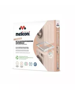 KIT DI SOVRAPPOSIZIONE UNIVERSALE PER LAVATRICE E ASCIUGATRICE "TORRE UP" BIANCO 61,2X6X56,2 CM