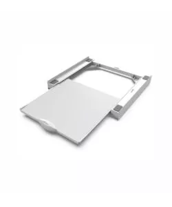 KIT DI SOVRAPPOSIZIONE UNIVERSALE PER LAVATRICE E ASCIUGATRICE "TORRE GREEN" BIANCO 59,4X8,4X63,4 CM