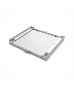 KIT DI SOVRAPPOSIZIONE UNIVERSALE PER LAVATRICE E ASCIUGATRICE "TORRE GREEN" BIANCO 59,4X8,4X63,4 CM