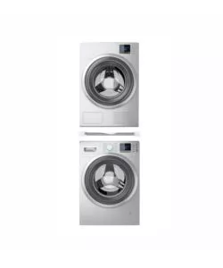 KIT DI SOVRAPPOSIZIONE UNIVERSALE PER LAVATRICE E ASCIUGATRICE "TORRE GREEN" BIANCO 59,4X8,4X63,4 CM