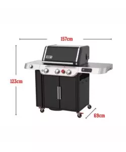 BARBECUE A GAS WEBER "GENESIS EX-335" 3 BRUCIATORI