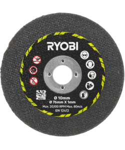 KIT 3 DISCHI PER SMERIGLIATRICE RYOBI 76 MM