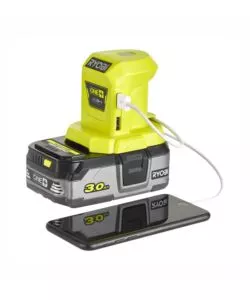 ADATTATORE A BATTERIA CON USB RYOBI "R18USB-0" SOLO CORPO MACCHINA 18 V