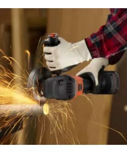 SMERIGLIATRICE ANGOLARE A BATTERIA BLACK+DECKER "BCG6L8D1S-QW" 115 MM 18V