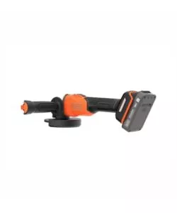 SMERIGLIATRICE ANGOLARE A BATTERIA BLACK+DECKER "BCG6L8D1S-QW" 115 MM 18V