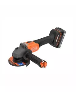 SMERIGLIATRICE ANGOLARE A BATTERIA BLACK+DECKER "BCG6L8D1S-QW" 115 MM 18V