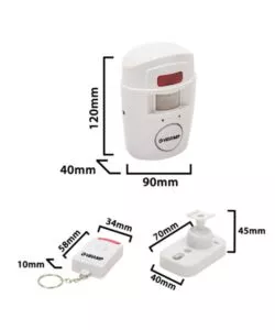 MINI ALLARME VELAM CON RILEVATORE DI PRESENZA E 2 TELECAMERE