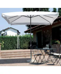 OMBRELLONE SOLARIA "NEVADA" ANTRACITE E ECRU' 3X2 MT