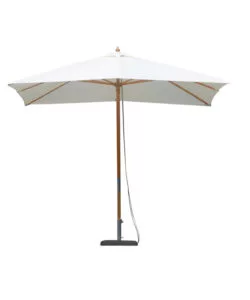 OMBRELLONE RETTANGOLARE SOLARIA IN LEGNO DI BAMBU' 3X2 MT