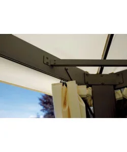 GAZEBO DA ESTERNO RETTANGOLARE SOLARIA "NEBRASKA" IN ALLUMINIO ECRU' 3X4 MT