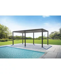 PERGOLA SOLARIA "TEXAS" IN ALLUMINIO ANTRACITE 3X6 MT