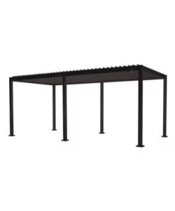 PERGOLA SOLARIA "TEXAS" IN ALLUMINIO ANTRACITE 3X6 MT