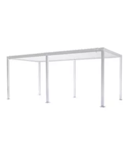 PERGOLA SOLARIA "TEXAS" IN ALLUMINIO BIANCO 3X6 MT