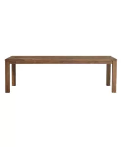TAVOLO DA ESTERNO SOLARIA "GIACARTA" IN TEAK RICICLATO 250X100X77 CM
