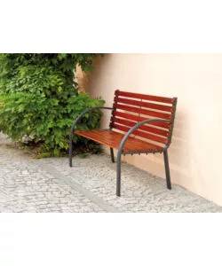 PANCHINA DA ESTERNO SOLARIA "PICCADILLY" IN FERRO 2 POSTI  122X67X72 CM