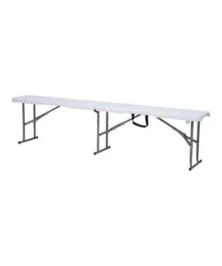 PANCA PIEGHEVOLE SOLARIA "CATERING" BIANCO 183X28X44 CM