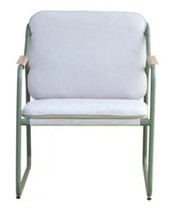 SET DA GIARDINO SOLARIA "TINOS" IN FERRO VERDE 4 SEDUTE E 1 TAVOLINO