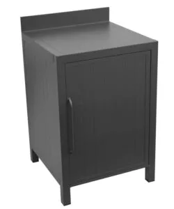 CUCINA DA ESTERNO MODULARE SOLARIA "MODULO 3" IN ALLUMINIO ANTRACITE 60X60X90 CM