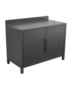 CUCINA DA ESTERNO MODULARE SOLARIA "MODULO 4" IN ALLUMINIO ANTRACITE 120X60X90 CM