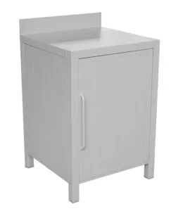 CUCINA DA ESTERNO MODULARE SOLARIA "MODULO 3" IN ALLUMINIO GRIGIO CHIARO 60X60X90 CM