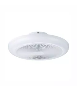 VENTILATORE DA SOFFITTO EGLO "SAYULITA 1" BIANCO CON LED RBG INCLUSO Ø46 CM