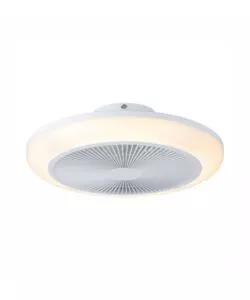 VENTILATORE DA SOFFITTO EGLO "SAYULITA 1" BIANCO CON LED RBG INCLUSO Ø46 CM