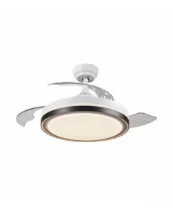 LAMPADA VENTILATORE DA SOFFITTO "RETRACTABLE" BIANCO 66W