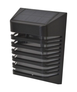 APPLIQUE LED SOLARE DA ESTERNO "SQUARE" NERO 3000K
