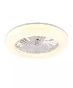 VENTILATORE DA SOFFITO CON LED "MORA" BIANCO Ø45 CM 13W