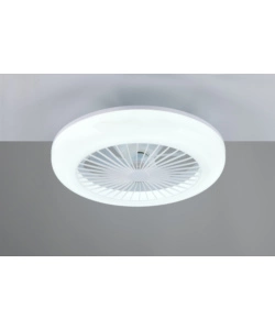 VENTILATORE DA SOFFITO CON LED "MORA" BIANCO Ø45 CM 13W