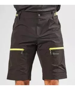 PANTALONE DA LAVORO CORTO U-POWER "ARES" BLACK CARBON TAGLIA L