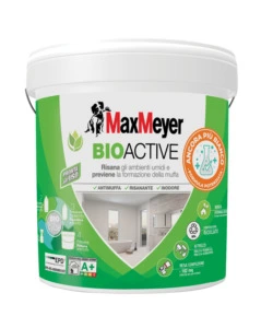 PITTURA ANTIMUFFA MAX MEYER "BIOACTIVE A+ PLUS" BIANCO 14LT