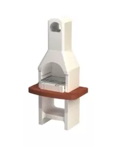 BARBECUE A CARBONELLA IN CEMENTO SAROM FUOCO "ARUBA" 88X58X179,1 CM