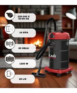 APIRATORE SOLIDI LIQUIDI ELETTRICO LARX "MAXIASH 4 IN 1" 1200W 30L 28 L/S