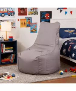 POUF POLTRONA SACCO "LAYLA" GRIGIO 65X65X95 CM