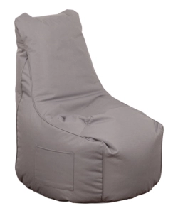 POUF POLTRONA SACCO "LAYLA" GRIGIO 65X65X95 CM