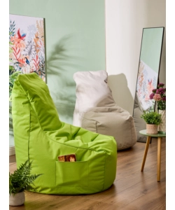 POUF POLTRONA SACCO "LAYLA" VERDE 65X65X95 CM