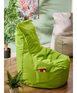 POUF POLTRONA SACCO "LAYLA" VERDE 65X65X95 CM