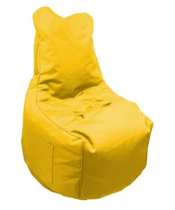 POUF POLTRONA SACCO "LAYLA" GIALLO 65X65X95 CM
