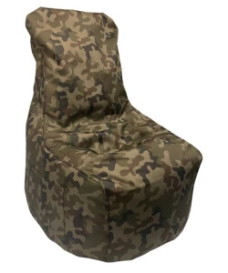 POUF POLTRONA SACCO "LAYLA" VERDE MILITARE 65X65X95 CM
